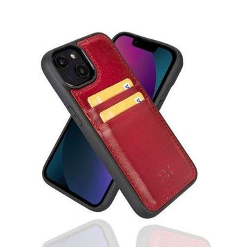 Bouletta FXCP V4EF Apple iPhone 14 Uyumlu Deri Taba Cep Telefonu Arka Kapak