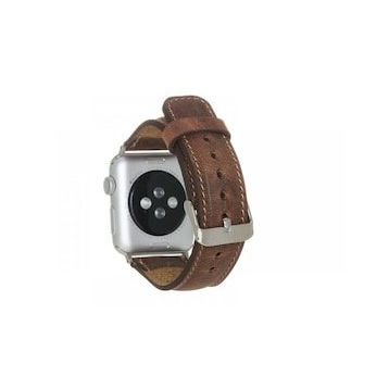 Bouletta G2 38-40-41 mm Kahverengi Apple Watch Uyumlu Deri Kordon