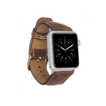 Bouletta G2 38-40-41 mm Kahverengi Apple Watch Uyumlu Deri Kordon
