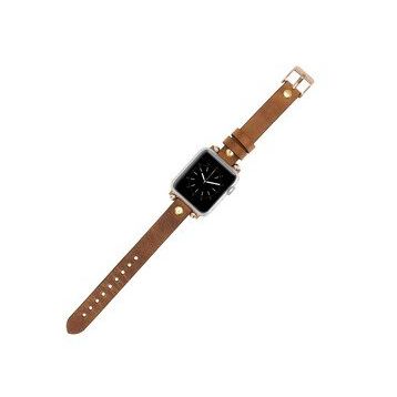Bouletta GT G19 38-40-41 mm Taba Apple Watch Uyumlu Deri Kordon