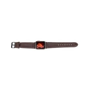 Bouletta NM1-AS3 42-44-45 mm Kahve Apple Watch Uyumlu Deri Kordon