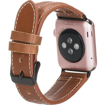 Bouletta NM3-AS2 Apple Watch 42-44-45 mm Taba Uyumlu Deri Kordon