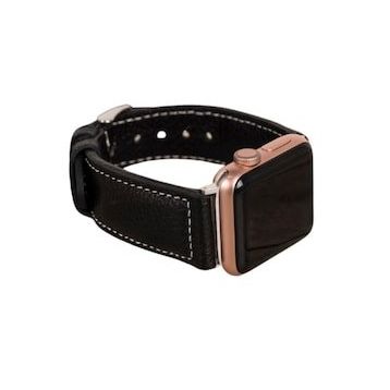 Bouletta NM4-AS1 Siyah Apple Watch 42-44-45 mm Uyumlu Deri Kordon