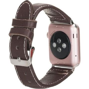Bouletta NM4-AS4 Apple Watch 42-44-45 mm Kahve Uyumlu Deri Kordon