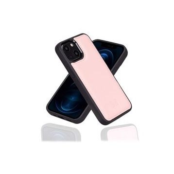 Bouletta NU2 Pembe Apple İphone 13 Mini Uyumlu Deri Arka Kapak
