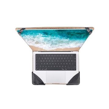 Bouletta RST1 Siyah Chester Deri 13-14 inç Macbook Kılıfı
