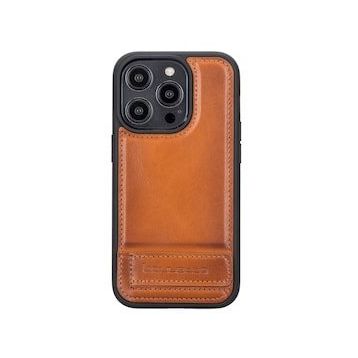 Bouletta RST2E Apple iPhone 14 Pro Deri Standlı Taba Cep Telefonu Arka Kapak
