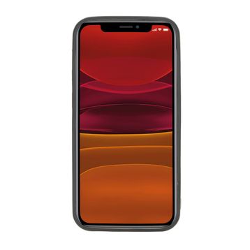 Bouletta RST2EF Taba Apple iPhone 12 Uyumlu Deri Arka Kapak