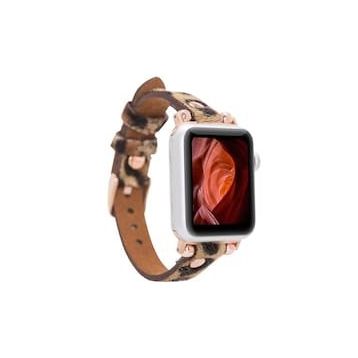 Bouletta RT LEO1N 38-40-41 mm Apple Watch Uyumlu Deri Kordon