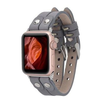 Bouletta RT LEO1N 38-40-41 mm Apple Watch Uyumlu Deri Kordon