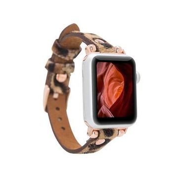 Bouletta RT LEO1N 38-40-41 mm Apple Watch Uyumlu Deri Kordon