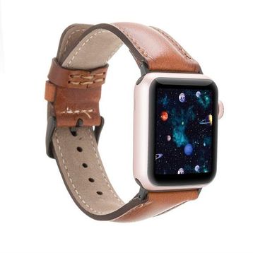 Bouletta RTST2EF 38-40-41 mm Taba Apple Watch Uyumlu Deri Kordon