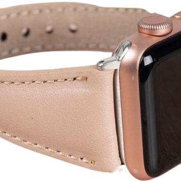Bouletta Slim NU1 Apple Watch 42-44-45 mm Uyumlu Deri Kordon