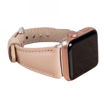 Bouletta Slim NU1 Apple Watch 42-44-45 mm Uyumlu Deri Kordon