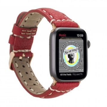 Bouletta SM43 ERC2 38-40-41 mm Apple Watch Uyumlu Deri Kordon