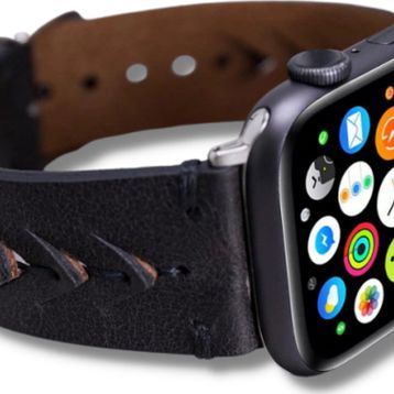 Bouletta TN1 Boras Apple Watch 42-44-45 mm Uyumlu Deri Kordon