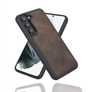 Bouletta TN3 Kahve Samsung Galaxy S22 Plus Uyumlu Deri Arka Kapak
