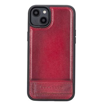 Bouletta V4EF Apple iPhone 14 Plus Deri Standlı Taba Cep Telefonu Arka Kapak