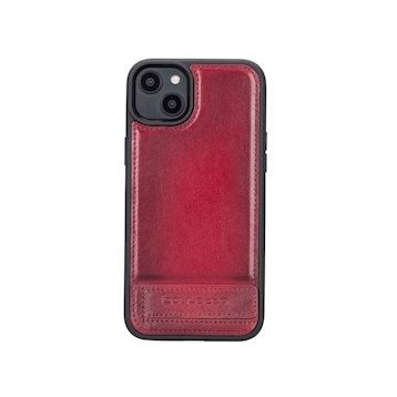 Bouletta V4EF Apple iPhone 14 Plus Deri Standlı Taba Cep Telefonu Arka Kapak