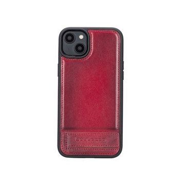 Bouletta V4EF Apple iPhone 14 Plus Deri Standlı Taba Cep Telefonu Arka Kapak