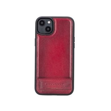 Bouletta V4EF Apple iPhone 14 Plus Deri Standlı Taba Cep Telefonu Arka Kapak