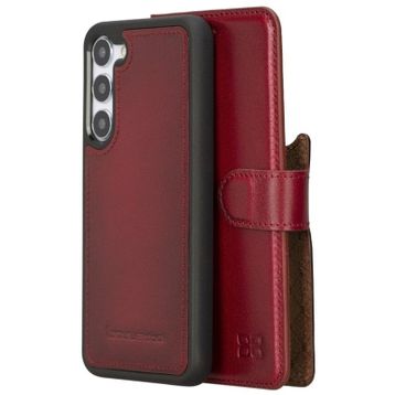 Bouletta V4EF Samsung Galaxy S23 Plus Uyumlu Deri Cüzdanlı Kılıf