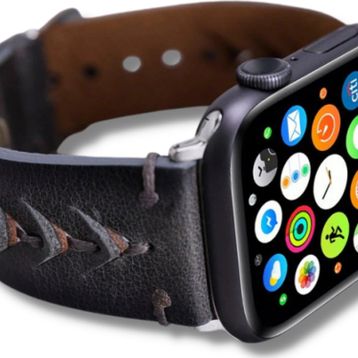 Bouletta VS4EF Boras Apple Watch 42-44-45 mm Uyumlu Deri Kordon