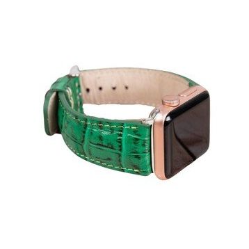 Bouletta YK04 Croco 42-44-45 mm Apple Watch Uyumlu Deri Kordon