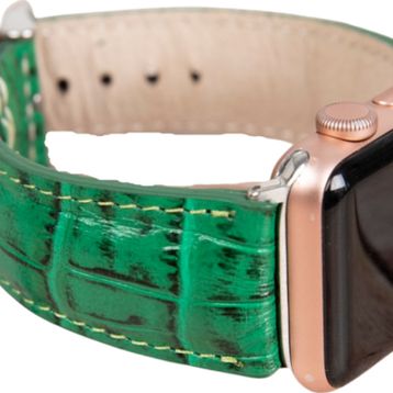 Bouletta YK04 Croco 42-44-45 mm Apple Watch Uyumlu Deri Kordon