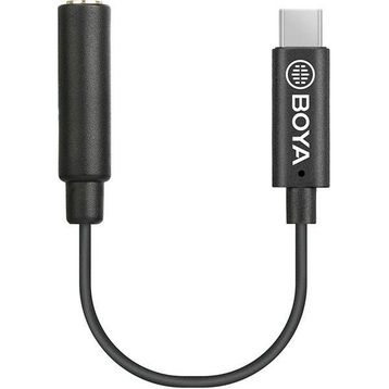 Boya BY-K9 3.5mm TRRS / USB Type-C Mikrofon Adaptörü