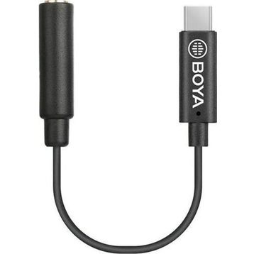 Boya BY-K9 3.5mm TRRS / USB Type-C Mikrofon Adaptörü