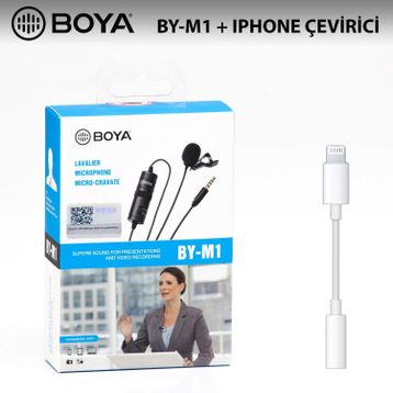 Boya BY-M1 Profesyonel Youtuber Yaka Mikrofonu