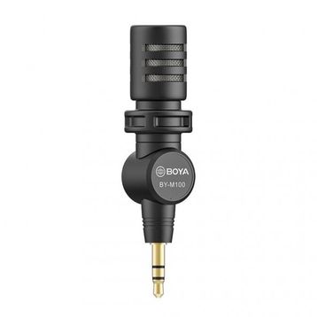 Boya BY-M100 Kompakt 3.5 mm Kamera Mikrofonu