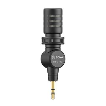 Boya BY-M100 Kompakt 3.5 mm Kamera Mikrofonu