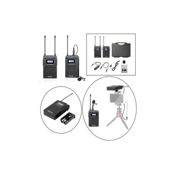 Boya BY-WM8 Çift Vericili Wireless Mikrofon