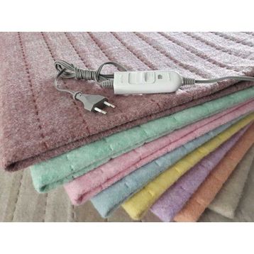 Boyralı Elektrikli Battaniye 120x160 cm Elektrikli Isıtıcı Tek-çift Kişilik Battaniye
