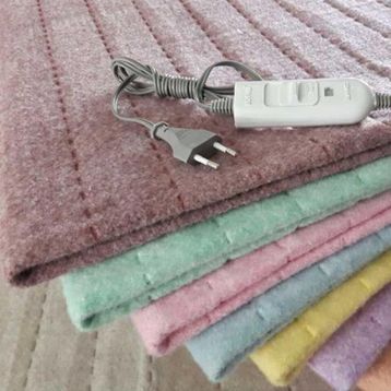 Boyralı Elektrikli Battaniye 120x160 cm Elektrikli Isıtıcı Tek-çift Kişilik Battaniye