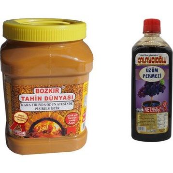 Bozkır Tahin Dünyası Bozkır Tahini 935 gr + Üzüm Pekmezi 950 gr