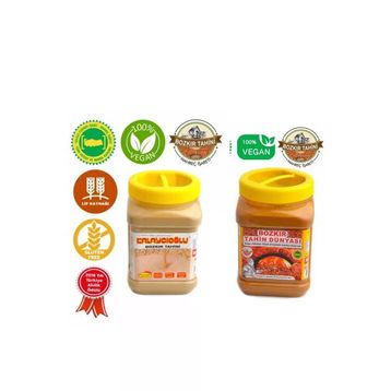 Bozkır Tahin Merkezi 935 gr Beyaz Tahin + 935 gr Kavrulmuş Tahin