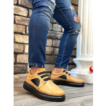 Bpm BA0302 Kalın Taban Bağcıksız Tarz Casual Karamel Renk Erkek Ayakkabı