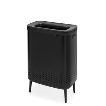 Brabantia 200564 İki Bölmeli 2x45 lt Siyah Çamaşır Sepeti