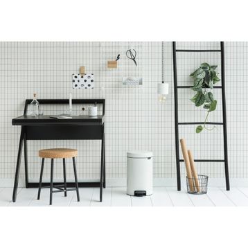 Brabantia Newicon 12 lt Beyaz Pedallı Çöp Kutusu