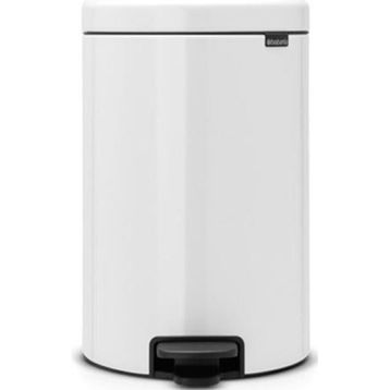 Brabantia Newicon 12 lt Beyaz Pedallı Çöp Kutusu