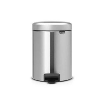 Brabantia Newicon Fpp Mat Steel 5 lt Pedallı Çöp Kutusu