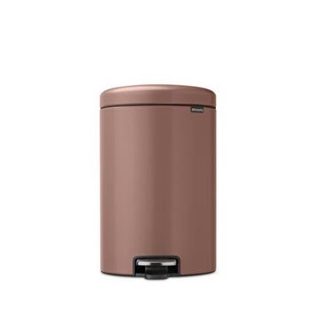 Brabantia Newicon Satin Taupe Pedallı Çelik 20 lt Kahverengi Mutfak Çöp Kovası