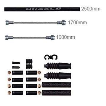 Brakco HBS-R-02 Yol Çelik Fren Teli Teflonlu Dış Kablo Seti