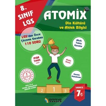 Branş Akademi Yayınları 8. Sınıf LGS Din Kültürü Ve Ahlak Bilgisi Atomix