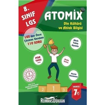 Branş Akademi Yayınları 8. Sınıf LGS Din Kültürü Ve Ahlak Bilgisi Atomix