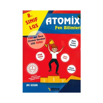 Branş Akademi Yayınları 8. Sınıf LGS Fen Bilimleri Atomix