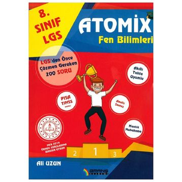 Branş Akademi Yayınları 8. Sınıf LGS Fen Bilimleri Atomix